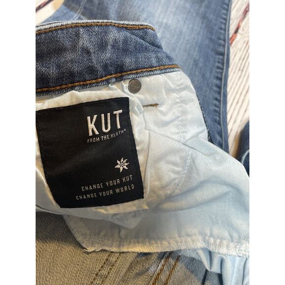 Kut from the Kloth Jeans Womens Sz 4 Catherine Ankle Straight Leg Medium Wash - Picture 13 of 13